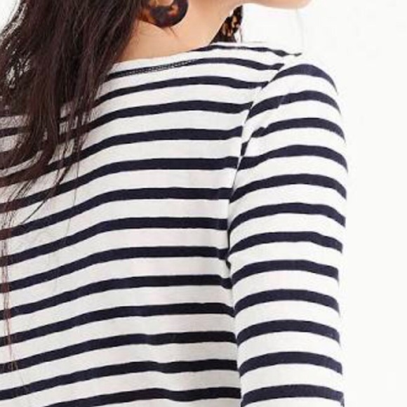 JCrew Red Striped T - Picture 4 of 8